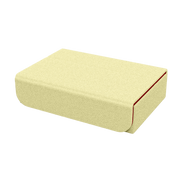 Dragon Shield Dragon Lock System: Dragon Tray - Red & Lemon (PREORDER) - Rectangular card storage tray with a smooth lemon-yellow exterior and vibrant red interior edges.
