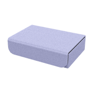 Dragon Shield Dragon Lock System: Dragon Tray - Black & Lilac (PREORDER) - Rectangular card storage tray with a smooth lilac body and black inner compartment for organizing cards.