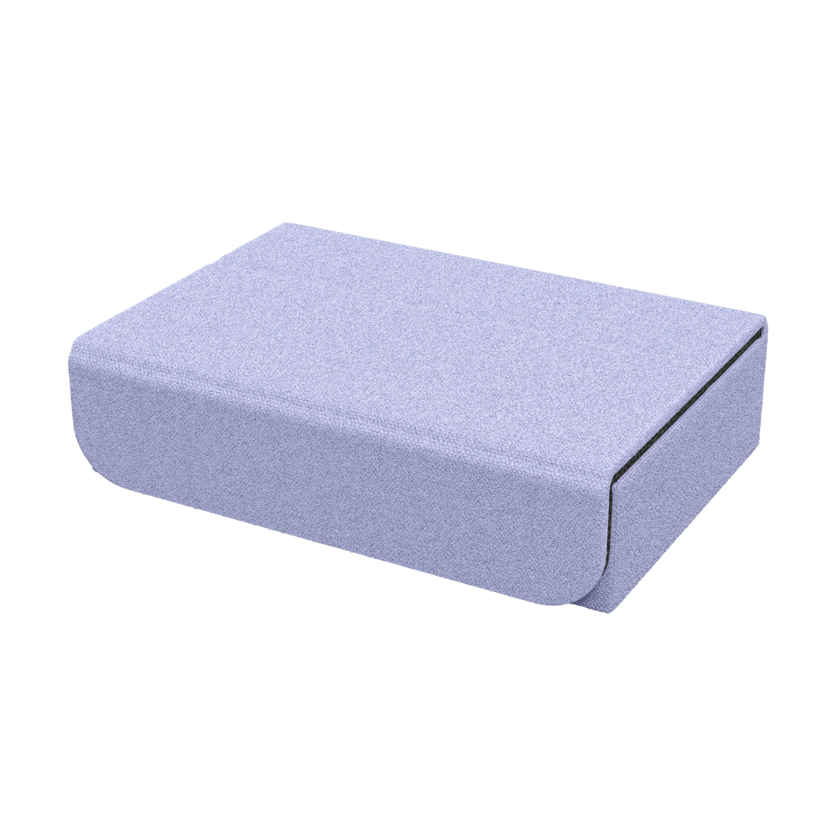 Dragon Shield Dragon Lock System: Dragon Tray - Black & Lilac (PREORDER) - Rectangular card storage tray with a smooth lilac body and black inner compartment for organizing cards.