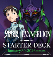 Union Arena: Evangelion New Theatrical Edition - Starter Deck - Union Arena Evangelion New Theatrical Edition Starter Deck featuring animated character and purple mech with green.