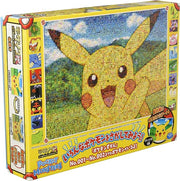 Puzzle: Pokémon "Mosaic Art Pikachu" (PREORDER) - Colorful jigsaw puzzle box featuring a mosaic art of Pikachu with a green and blue background.