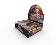 Yu-Gi-Oh: Beyond the Brave Core Booster Box (PREORDER) - Rectangular black booster box featuring colorful anime characters and “Yu-Gi-Oh! Beyond the Brave Core Booster” branding.