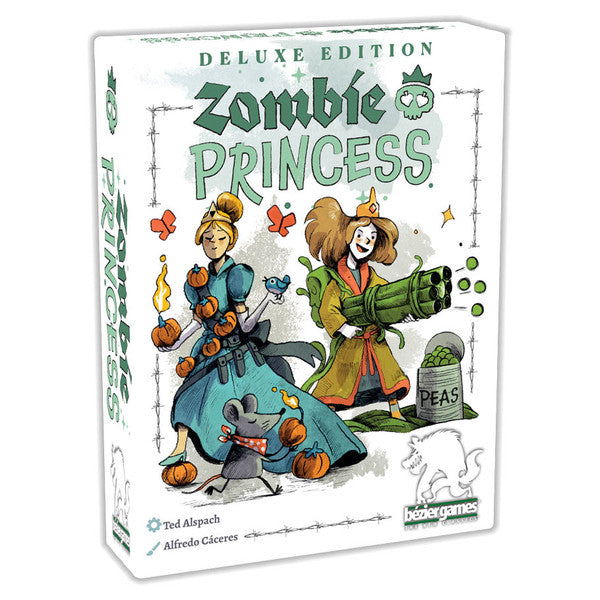 Zombie Princess Deluxe Edition (PREORDER) - Zombie Princess Deluxe Edition card game box with colorful cartoon zombie characters and playful font on white background.