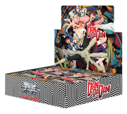 Weiss Schwarz: DANDADAN Booster Display - Colorful anime-themed booster display box for Weiss Schwarz featuring dynamic characters and bold "DANDADAN" logo.