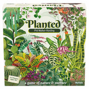 Planted - Box of Planted board game featuring colorful illustrated tropical and indoor plants on a white background.