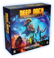 Deep Rock Galactic: Biome Expansion - Deep Rock Galactic Biome Expansion board game box with vibrant sci-fi alien environment art featuring colorful creatures and