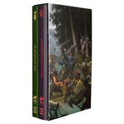 Warhammer: The Old World Roleplaying Game: Collector's Edition (PREORDER) - The Old World Roleplaying Game with two hardcover books, one black with fantasy battle art and one dark green with gold text