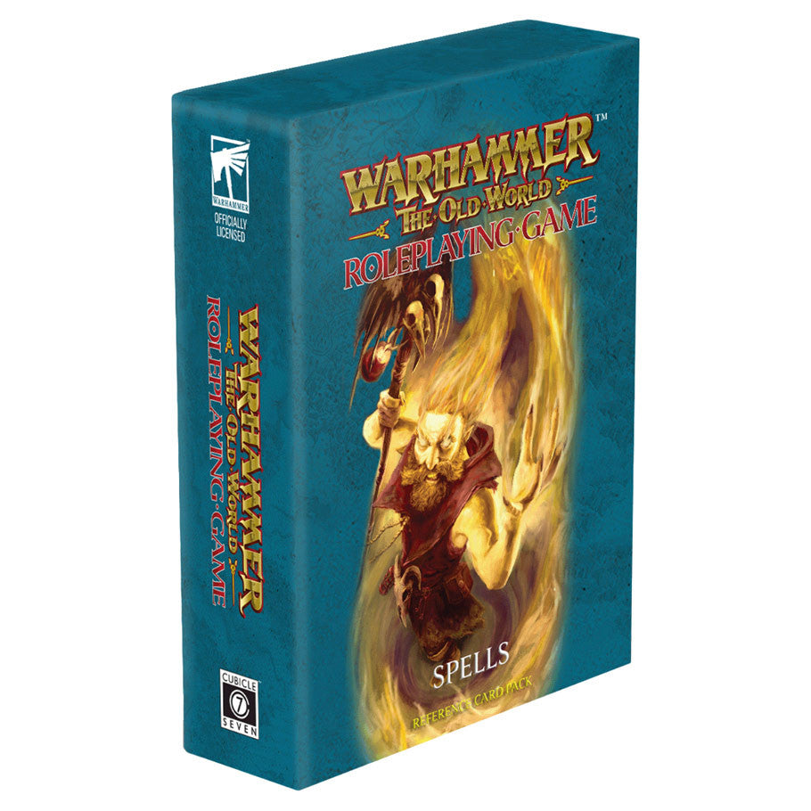 Warhammer: The Old World Roleplaying Game: Spells Card Deck (PREORDER) - The Old World Roleplaying Game branding.