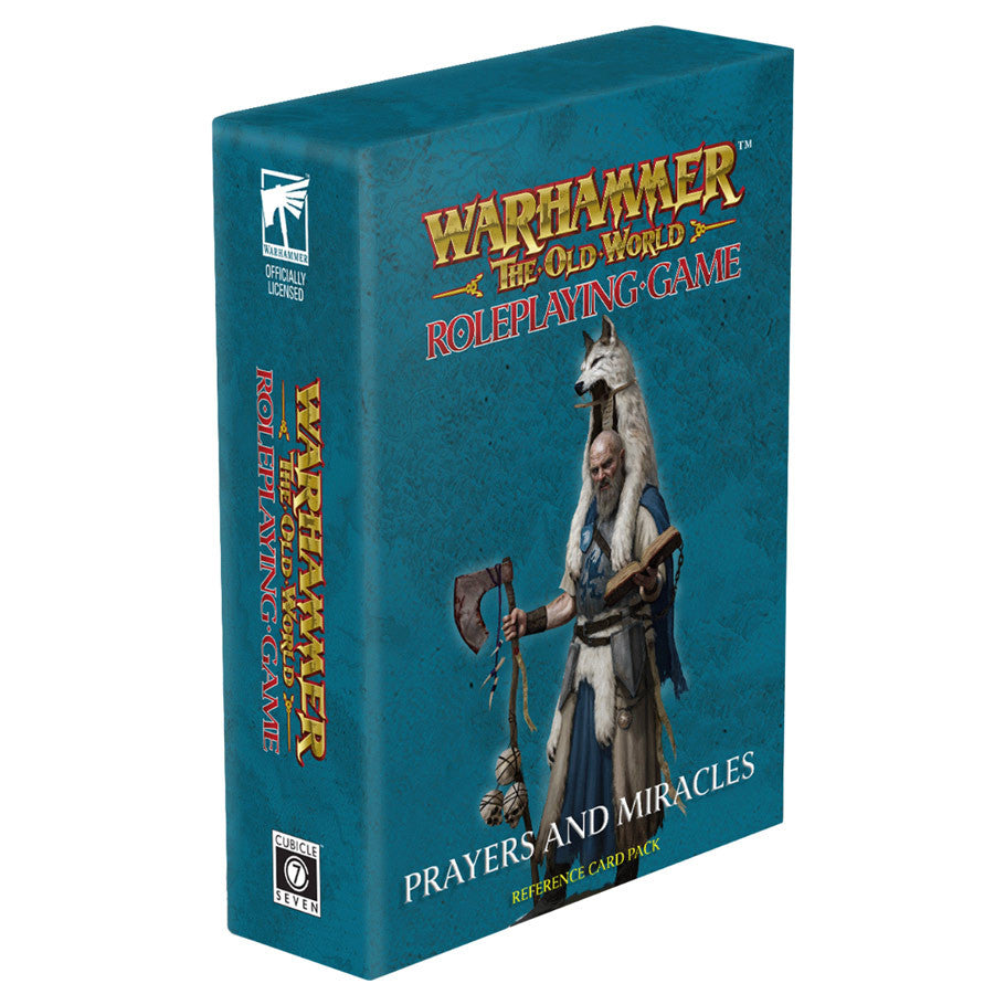 Warhammer: The Old World Roleplaying Game: Prayers & Miracles Card Deck (PREORDER) - The Old World Roleplaying Game Prayers & Miracles".