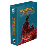 Warhammer: The Old World Roleplaying Game: Weapons & Armour Deck (PREORDER) - The Old World Roleplaying Game Weapons & Armour Deck in gold and white text.