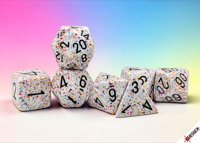 Chessex: 7CT Speckled Birthday Polyhedral Dice Set (New)