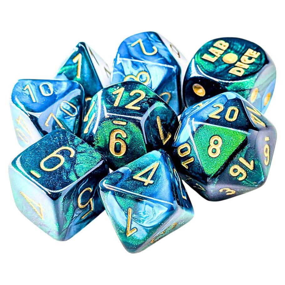 7-Set Lab: Gemini Green-Teal/gold