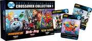 DC Deck-Building Game: Crossover Collection 1 - DC Deck-Building Game box featuring vibrant superhero card designs from Ragedus, Birds of Prey, and New Gods series.