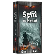 Split the Hoard (PREORDER) - Dark fantasy-themed card game box titled Split the Hoard with a silhouetted warrior facing a giant dragon illustration.