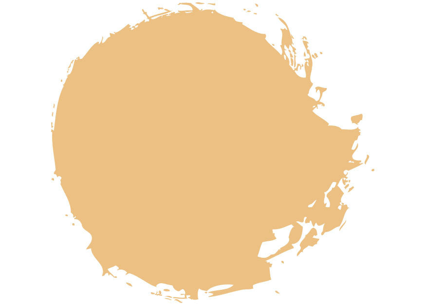 Citadel Dry Paint: Eldar Flesh - Smooth swatch of muted beige paint with warm, soft flesh tones on a white background.
