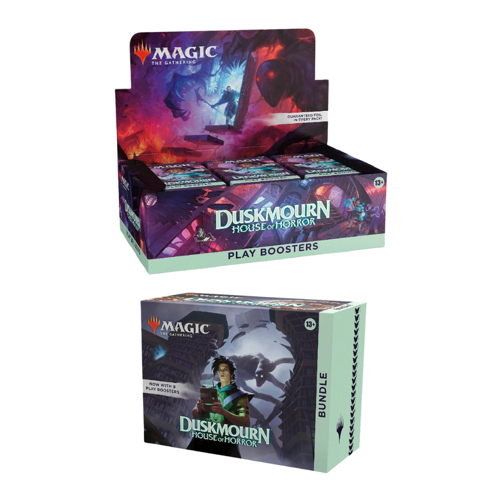 Magic: The Gathering - Duskmourn House of Horror Play Booster Box + Bu Riftgate Magic: The Gathering - Duskmourn House of Horror Play Booster Box + Bu Riftgate