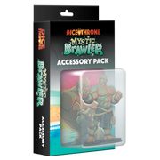Dice Throne - Accessory Pack - Mystic Brawler - Dice Throne Mystic Brawler Accessory Pack featuring muscular warrior figures in dynamic poses inside black and teal.
