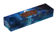 Flesh and Blood: Part the Mistveil Blitz Deck Collection - Rectangular box with dark blue fantasy artwork, featuring moonlit misty forest and fiery red Flesh and Blood logo on top.