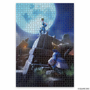 Puzzle: Final Fantasy IX- Integrity (1000 pieces) (PREORDER) - Final Fantasy IX puzzle featuring characters on stone ruins under a large blue moon, 1000 pieces.