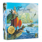 Everdell: Farshore Essentials Edition (PREORDER) - Colorful game box featuring a detailed fantasy coastal scene with boats, sea creatures, and lush green hills under a bright.