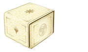 Domaru Deck Box: Magic the Gathering: Avatar The Last Airbender - Air - Beige rectangular deck box with Airbender elemental symbol and cracked stone texture design.