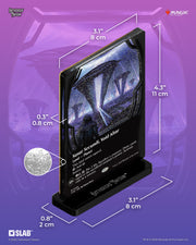 Magic: The Gathering - Susur Secundi, Void Altar Slab Standee - Black plastic standee featuring holographic card art of Susur Secundi with purple and blue void-themed design and clear text