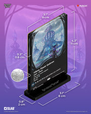 Magic: The Gathering - Uthros, Titanic Godcore Slab Standee - The Gathering with printed card details.