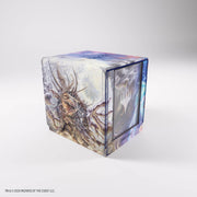 Gamegenic Sidekick PRO 100+ XL: Lorwyn Eclipsed - Ashling, the Limitless/Auntie Ool, Cursewretch - Rectangular card storage box with detailed fantasy artwork featuring a gnarled tree creature and ethereal blue-purple tones,