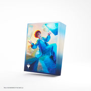 Gamegenic Premium Art Sleeves: Secrets of Strixhaven - Zimone, Infinite Analyst (PREORDER) - Card sleeves featuring vibrant illustration of Zimone, Infinite Analyst, in blue robes with glowing magical elements on a.