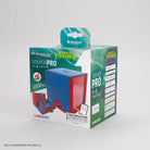 Gamegenic Sidekick PRO 100+ XL: Secrets of Strixhaven - Prismari (PREORDER) - Blue and red plastic card storage box with Secrets of Strixhaven branding in clear retail packaging.