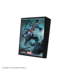 Magic: The Gathering: Marvel's Spider-Man Premium Art Sleeves - Venom - Black card sleeves featuring dynamic Venom artwork with blue and white tones on a smoky background.