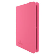 GameGenic 8-Pocket Prime Album - Pink - Pink card binder album with smooth cover and rounded edges, designed to hold 8-pocket pages.