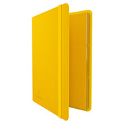 GameGenic 18-Pocket Prime Album - Yellow - Bright yellow card binder album with a textured cover and 18 clear plastic pockets inside.