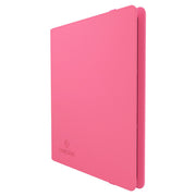 GameGenic 24-Pocket Prime Album - Pink - Pink card binder with smooth cover and slim design, holding 24 pockets for trading cards.