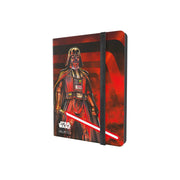 Gamegenic 18-Pocket Casual Album: Star Wars: Unlimited - Darth Vader Unstoppable (PREORDER) - Red and black Gamegenic 18-pocket card album featuring Darth Vader with a glowing red lightsaber and black elastic band.