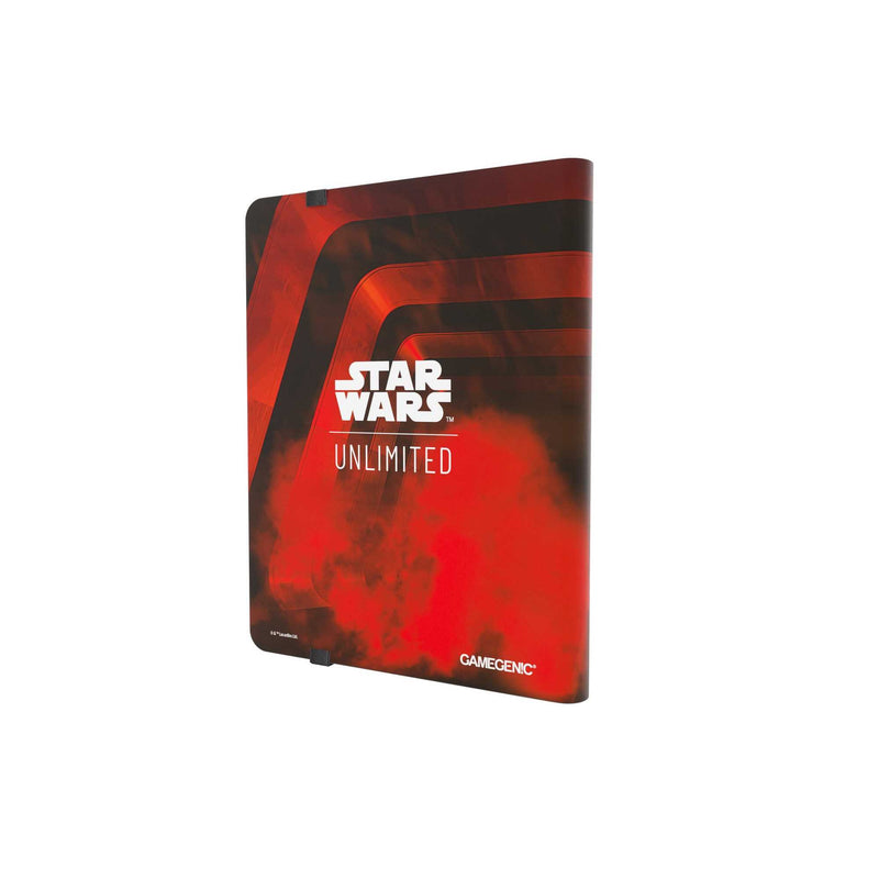Gamegenic 18-Pocket Casual Album: Star Wars: Unlimited - Darth Vader Unstoppable (PREORDER) - Red and black Star Wars Unlimited card album with Darth Vader design and 18-pocket capacity.