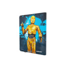 Gamegenic 18-Pocket Casual Album: Star Wars: Unlimited - C-3PO & R2-D2 (PREORDER) - Black card album with blue galaxy background featuring gold C-3PO and silver R2-D2 Star Wars characters.