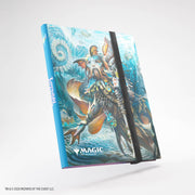 Gamegenic Casual Album 18-Pocket: Lorwyn Eclipsed - Sygg, Wanderwine Wisdom/Sygg, Wanderbrine Shield - Blue Gamegenic 18-pocket card album with fantasy aquatic character artwork and black elastic strap closure.