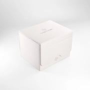 Gamegenic: Sidekick Pro 100+ XL Convertible White - White rectangular storage box with textured surface and subtle embossed logo on top.