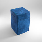 Gamegenic Watchtower 100+ XL Deck Box - Blue - Blue Gamegenic Watchtower 100+ XL Deck Box with textured finish and embossed logo on top.