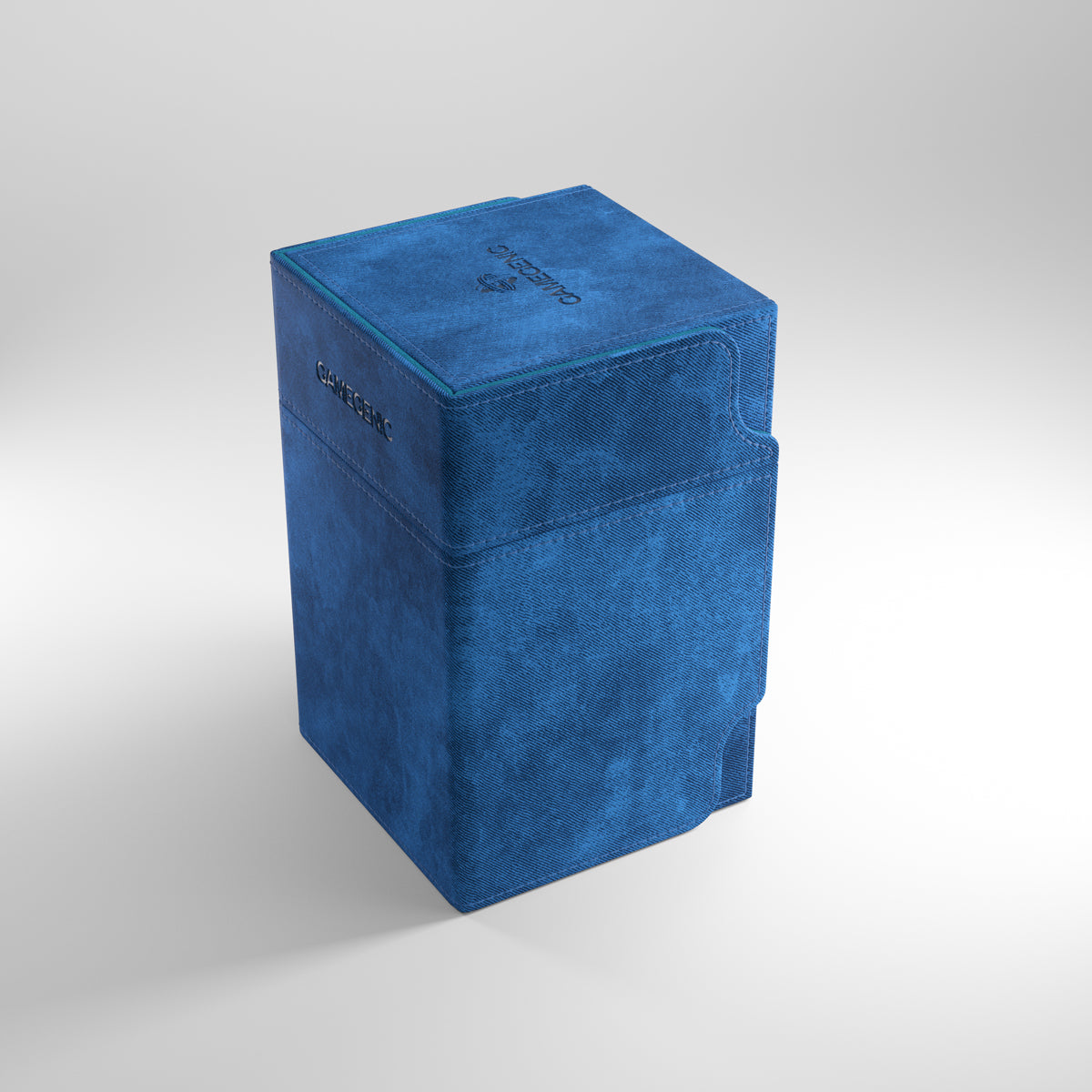 Gamegenic Watchtower 100+ XL Deck Box - Blue - Blue Gamegenic Watchtower 100+ XL Deck Box with textured finish and embossed logo on top.