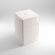 Gamegenic Watchtower 100+ XL Deck Box - White - White Gamegenic Watchtower 100+ XL Deck Box with smooth matte finish and subtle logo embossment.