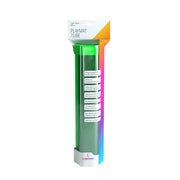 Gamegenic: Playmat Tube: Green - Green cylindrical playmat tube with clear plastic construction and colorful product label wrapping.
