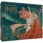 Inis: 3rd Edition (PREORDER) - Board game box with intricate gold and orange Celtic-inspired artwork featuring two cloaked figures on a dark teal.