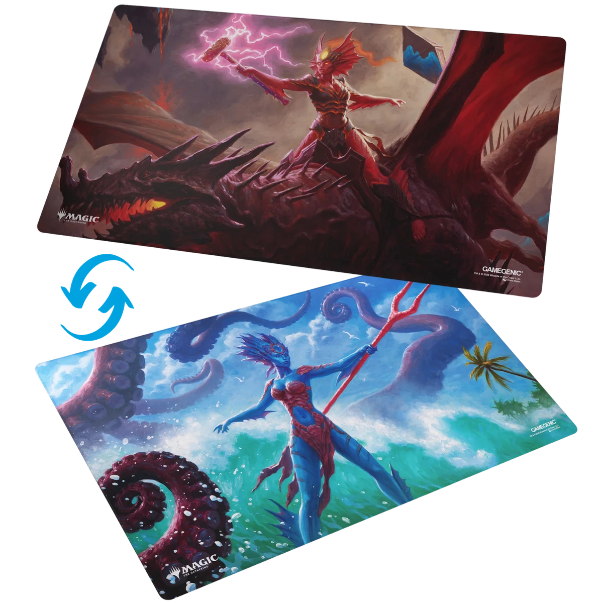 Gamegenic Double-Sided Playmat: Magic the Gathering: Reality Fracture - Kiora of Salt and Sand