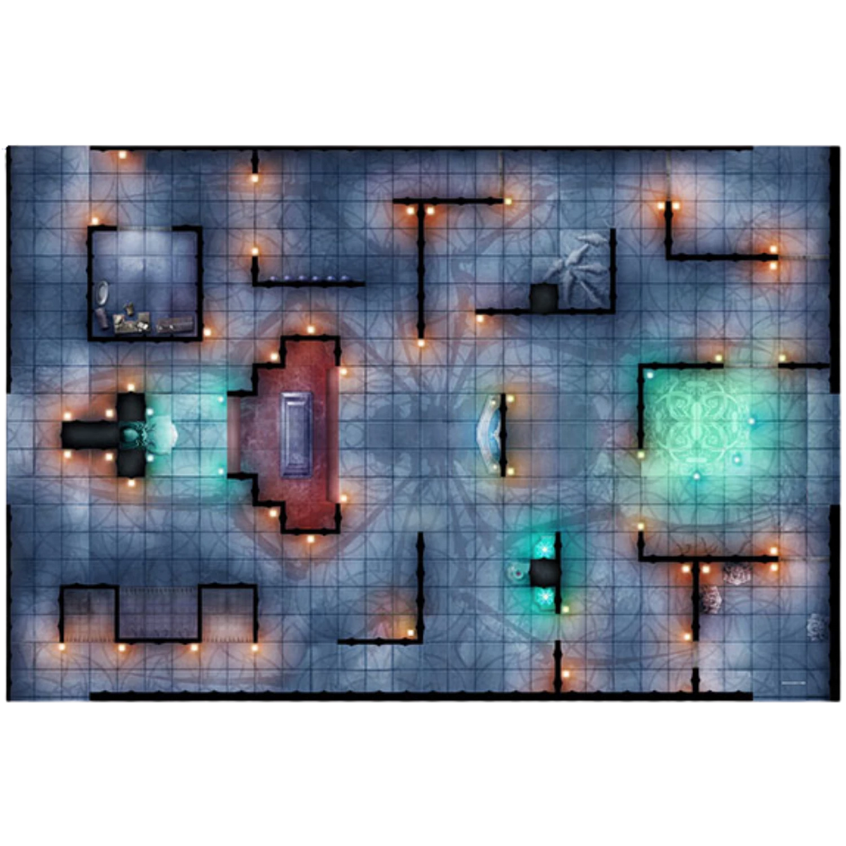Gale Force Nine RPG Mat: Temple of the Spider Queen (PREORDER)