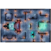Gale Force Nine RPG Mat: Temple of the Spider Queen (PREORDER)
