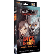 Dice Throne: Hero Pack - Pale Lady (PREORDER) - Pale Lady expansion pack featuring a dark, eerie design with a woman and werewolf illustration on the box cover.