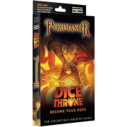 Dice Throne: Hero Pack - Pyromancer (PREORDER) - Dice Throne Pyromancer expansion pack box featuring fiery female character with glowing orange flames and dark background.