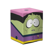 Squaroes 100+ Boulder - South Park: Halloween - Zombie Wendy (PREORDER) - Cube-shaped deck box with cartoon zombie character in green, purple, and pink colors.